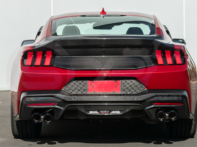 2024-UP FORD MUSTANG S650 | REAR LICENSE PLATE FRAME TRIM COVER